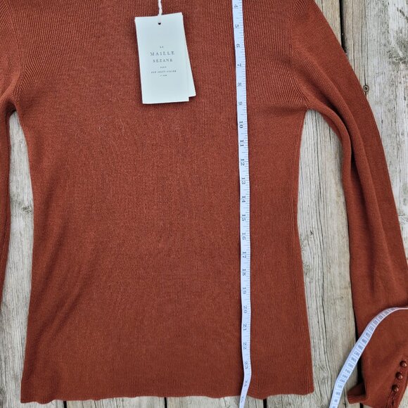 Sezane  Simon Jumper-Caramel - Picture 13 of 14